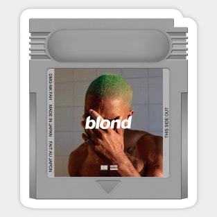 Blonde Game Cartridge Sticker
